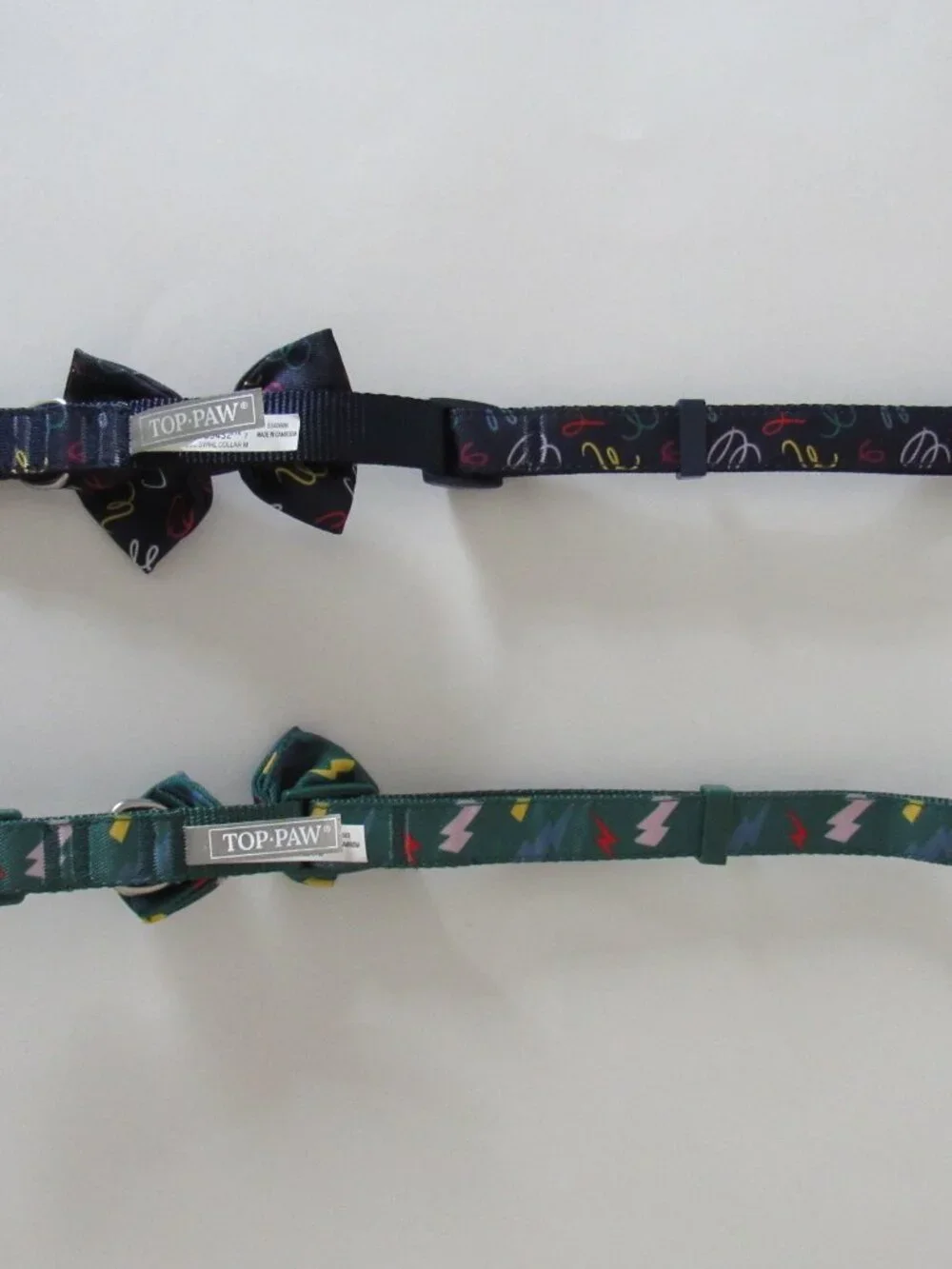 TWO NEW TOP PAW DOG COLLARS SIZE MEDIUM